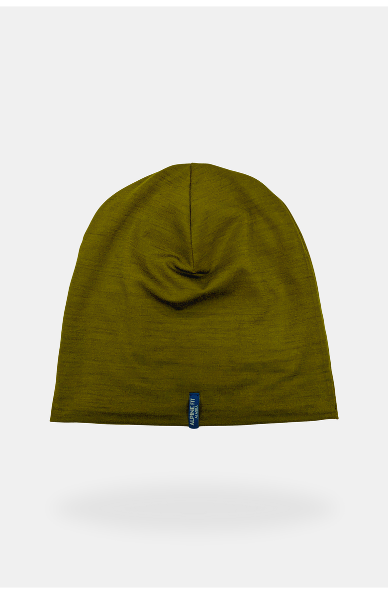 Alpine Fit Nordic Anywhere Merino Wool Hat, Main, color, Kelp Green