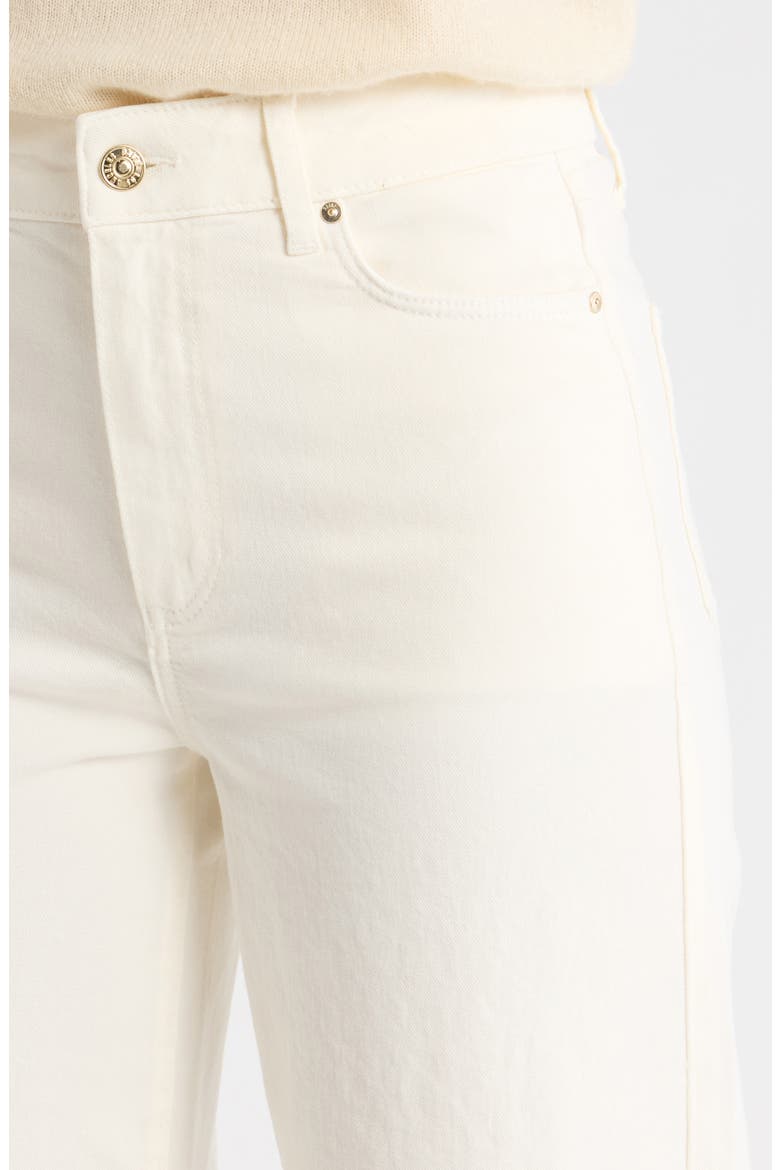 Anessa High Waist Ankle Wide Leg Jeans, Alternate, color, CHAMPAGNE ECRU