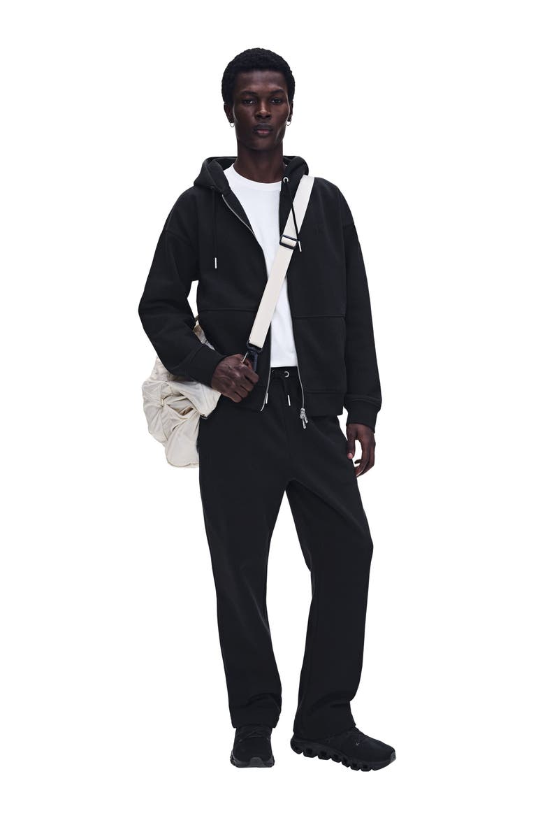 Club Collective Wide Leg Sweatpants, Alternate, color, BLACK