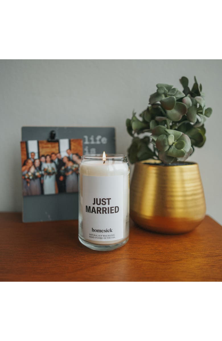 homesick Just Married Candle, Alternate, color, 