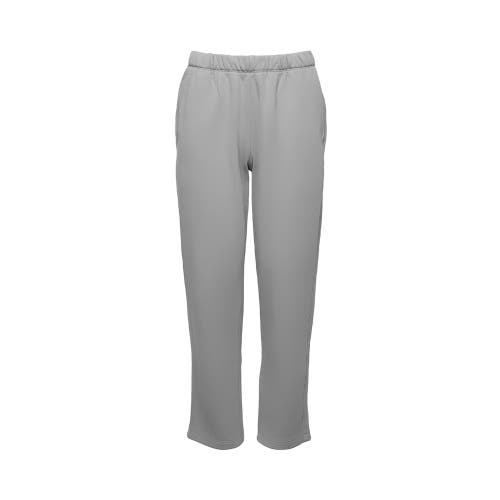 Ocio Organic Cotton Teddy Cropped Pant In Gray