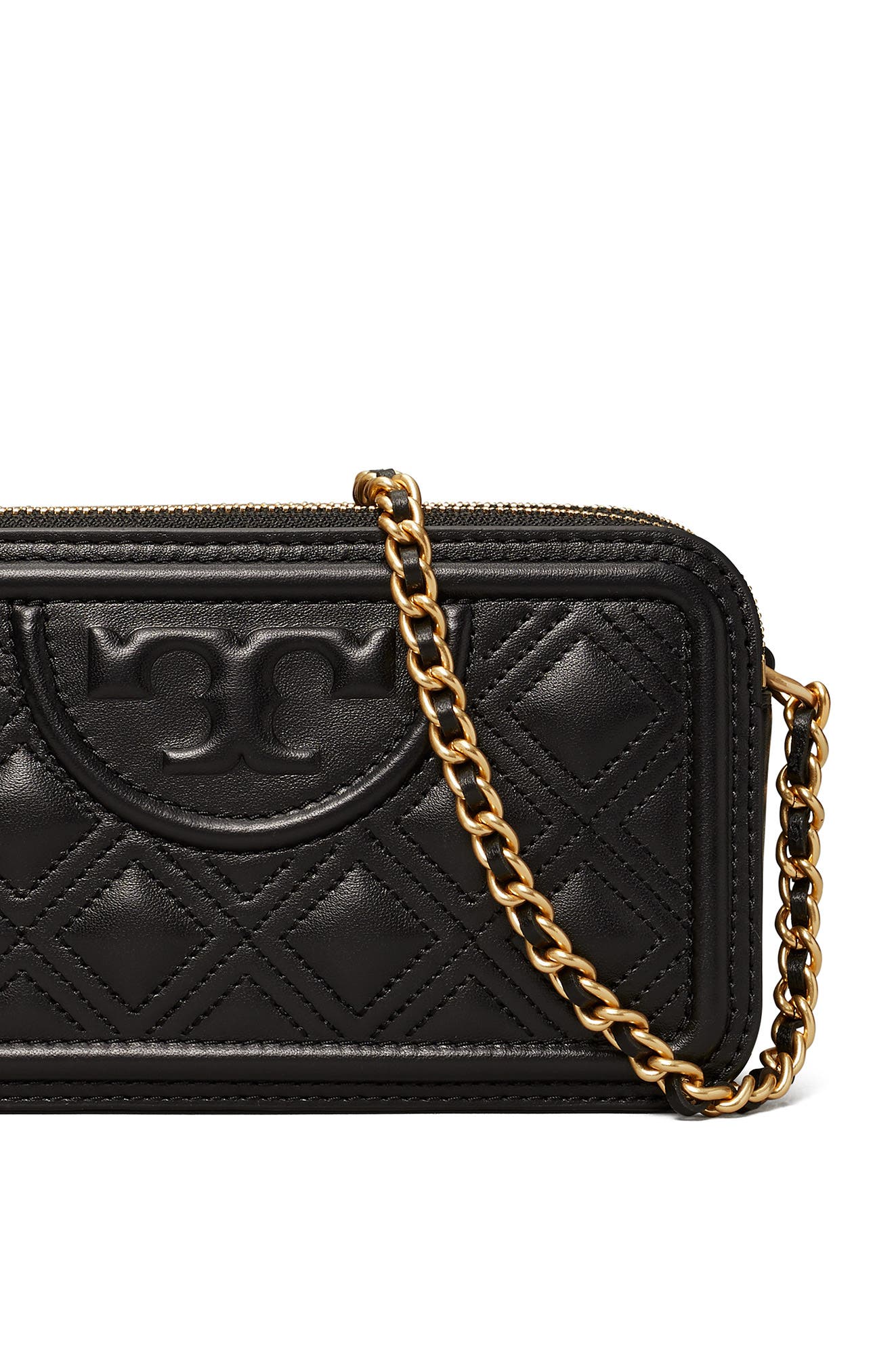 Tory Burch Fleming Double Zip Mini Bag, Alternate, color, 