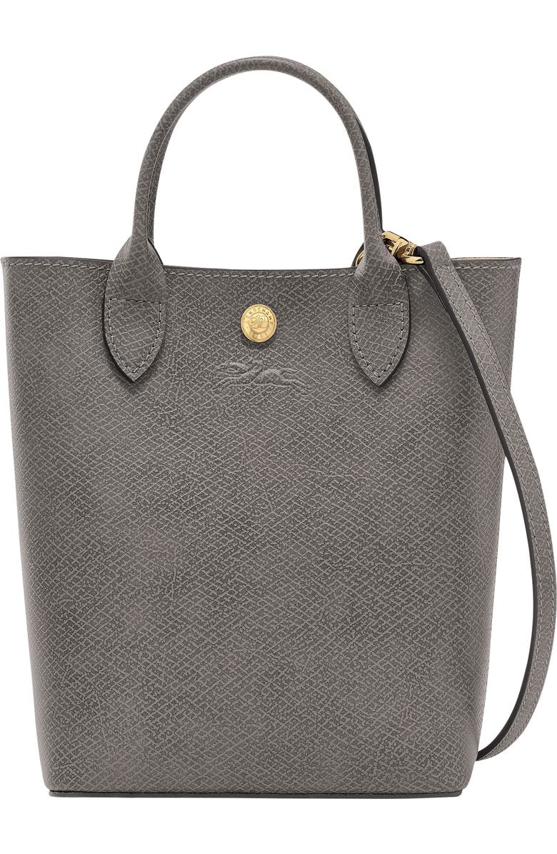 Longchamp Épure North/South Leather Top Handle Tote, Main, color, Turtledove