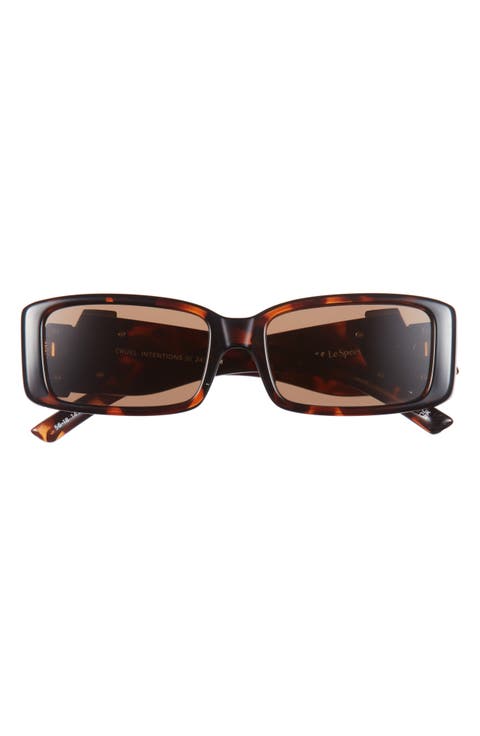 Cruel Intentions 56mm Rectangular Sunglasses