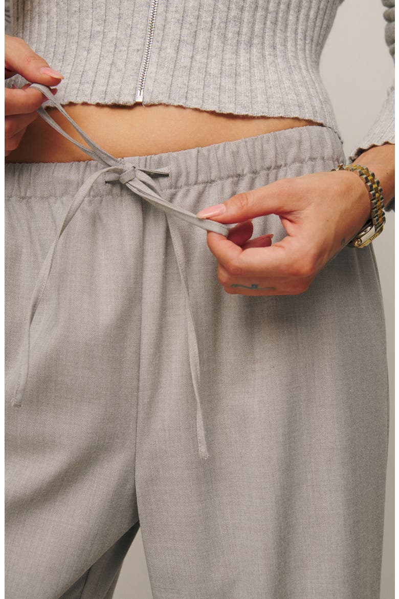 Olina Tie Waist Wide Leg Pants, Alternate, color, NATURAL