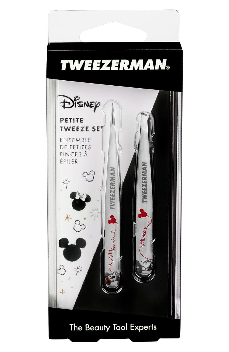 TWEEZERMAN Disney's Mickey Mouse & Minnie Mouse Forever in Love Petite Tweeze Set, Alternate, color, 