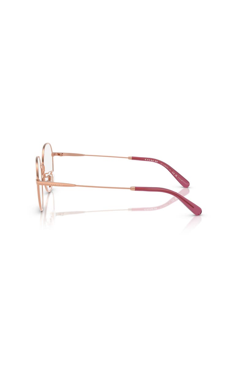 COACH 53mm Irregular optical glasses, Alternate, color, Gold