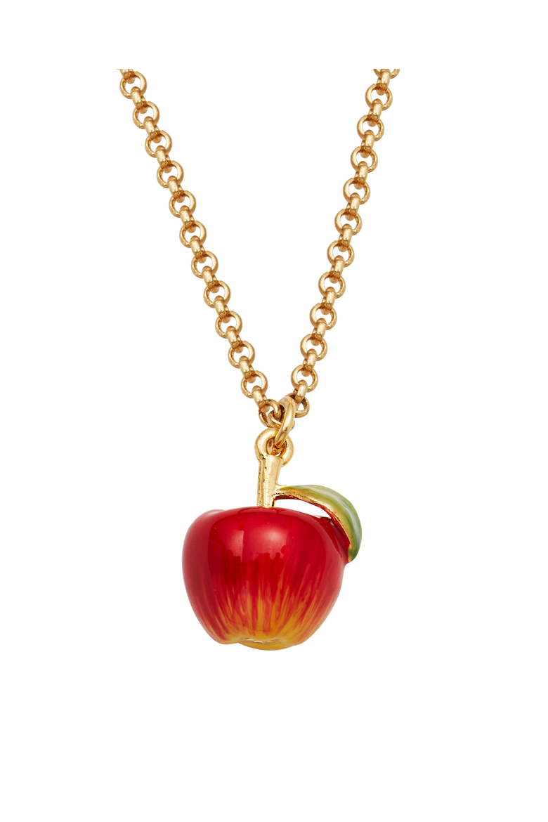 Apple Necklace, Main, color, Gold