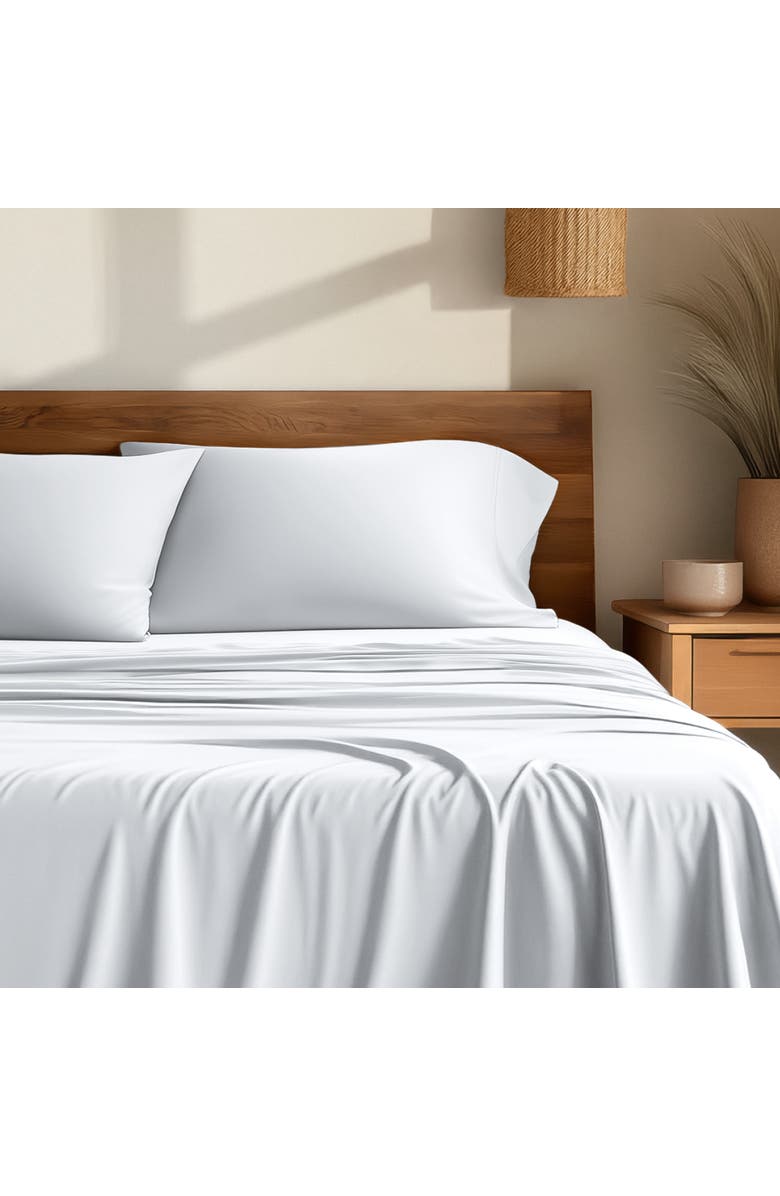 Bare Home Cooling Rayon Sheet Set - Split King, Alternate, color, White
