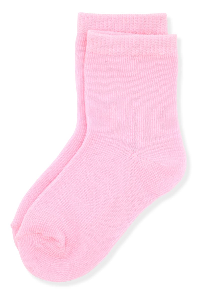 Kids' Fitted Two-Piece Pajamas & Socks Set, Alternate, color, PINK MULTI