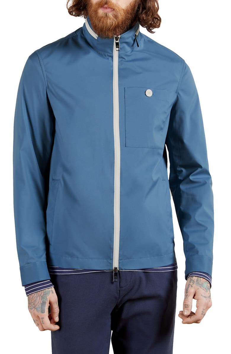 Ted Baker London Barklee Rain Jacket, Main, color, 