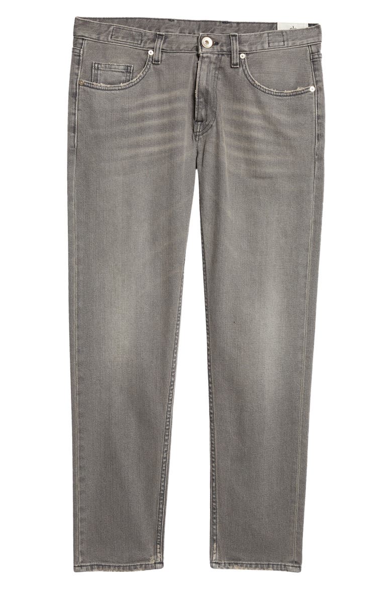 Five-Pocket Stretch Denim Pants, Alternate, color, MEDIUM GREY