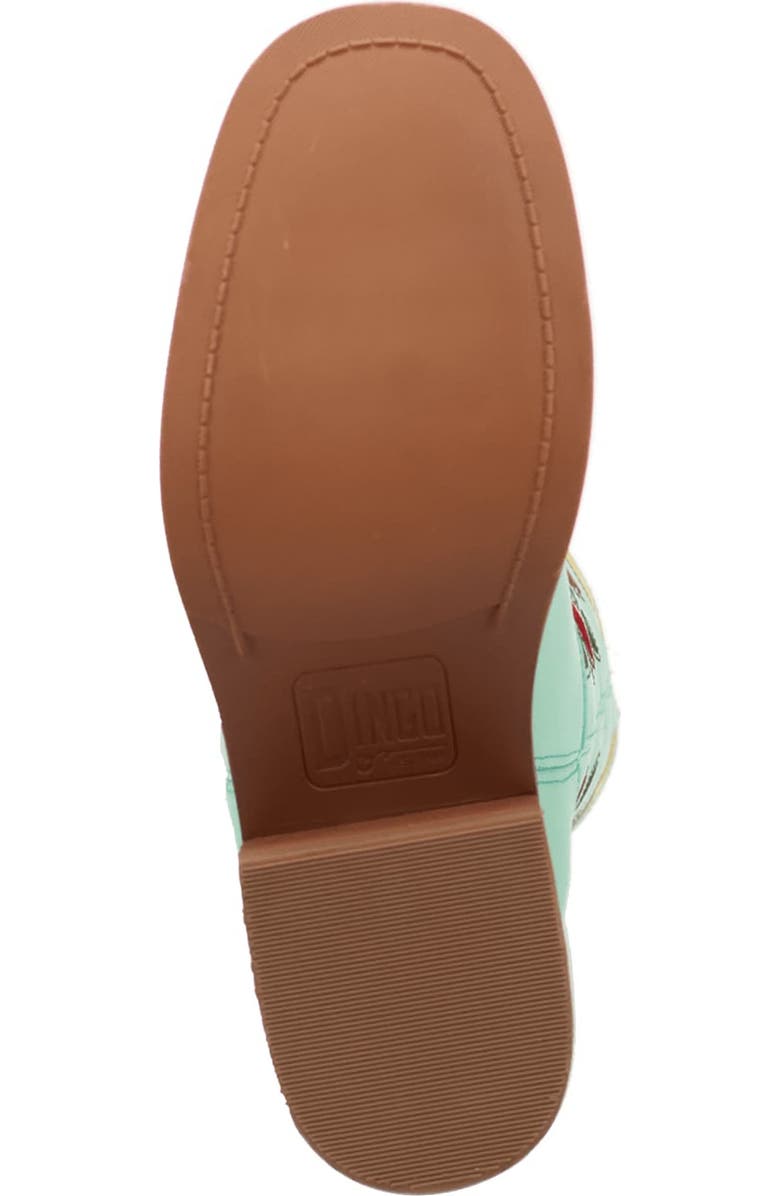 Dingo Bloom Embroidered Boot, Alternate, color, Mint