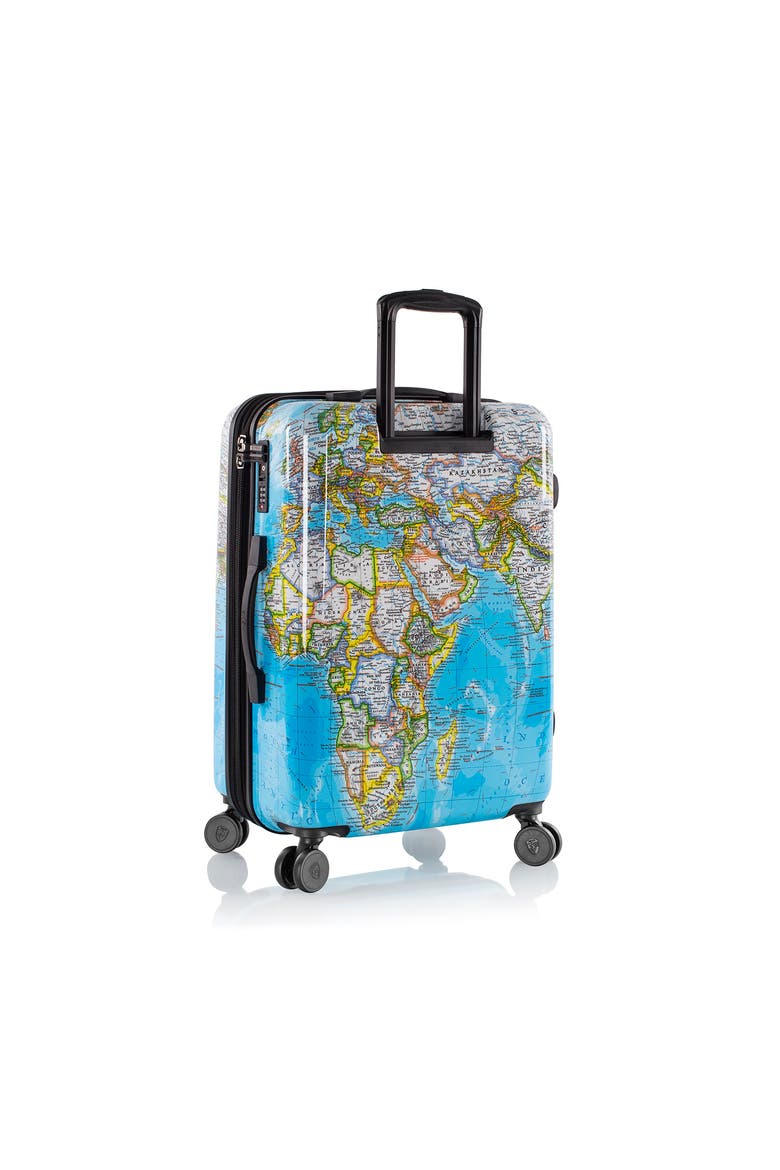 Journey 3G 26 Inch Fashion Spinner® Luggage, Alternate, color, Blue Maps