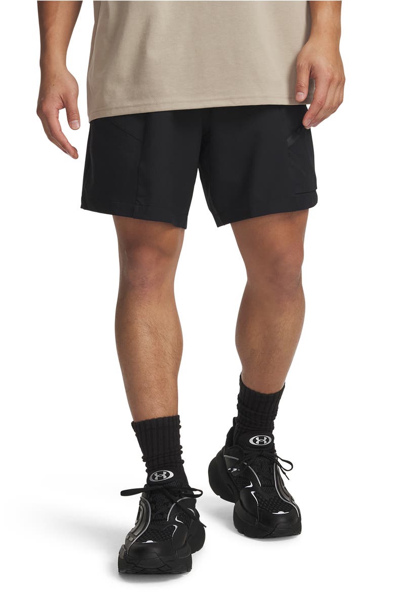 Unstoppable Woven Shorts, Main, color, BLACK