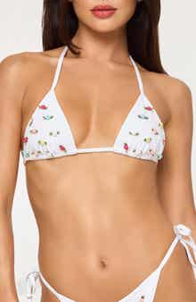 LSPACE Rosette Bikini Top