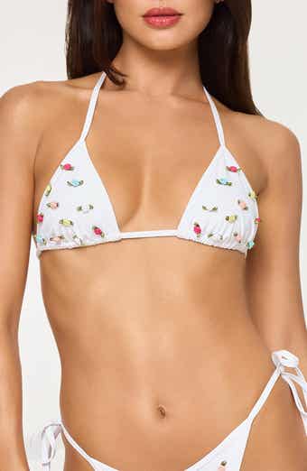 LSPACE Rosette Bikini Top