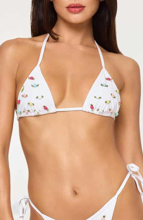 LSPACE Rosette Bikini Top