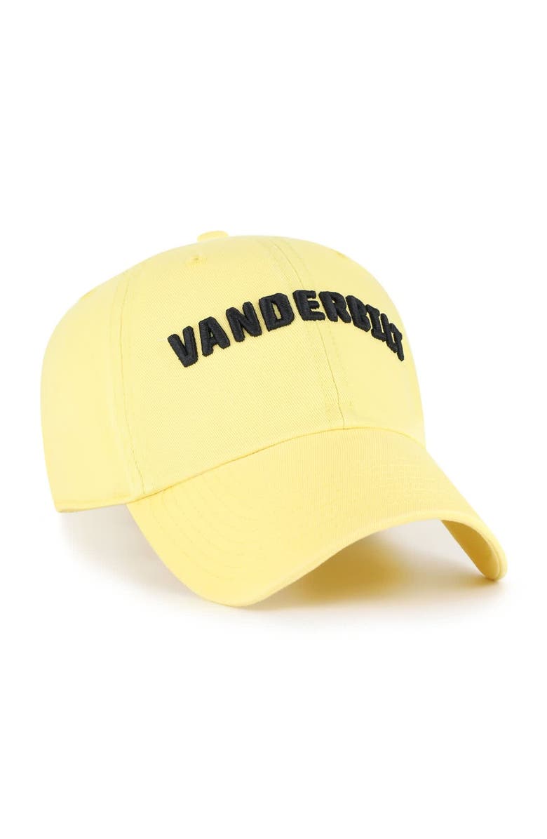 '47 Men's '47 Maize Vanderbilt Commodores Clean Up Adjustable Hat, Alternate, color, Maize