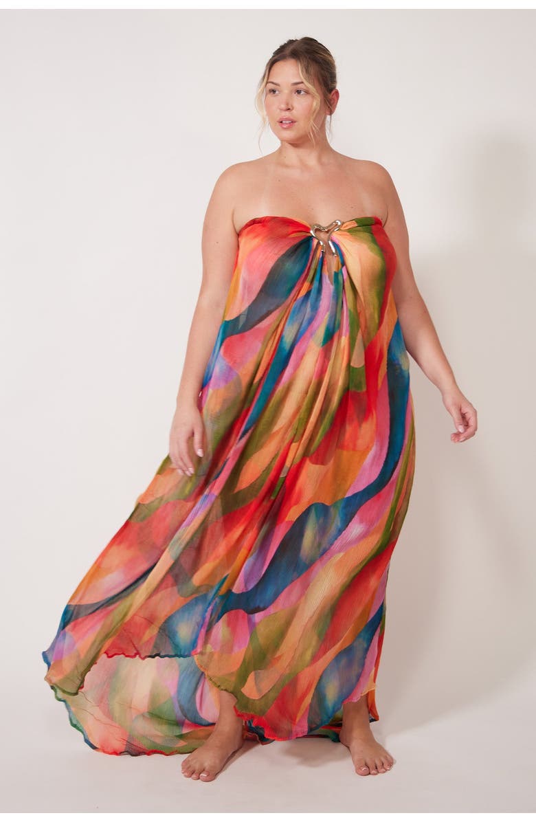 Villa Fresca Gaia Dress Cover-up Dress, Alternate, color, Samba