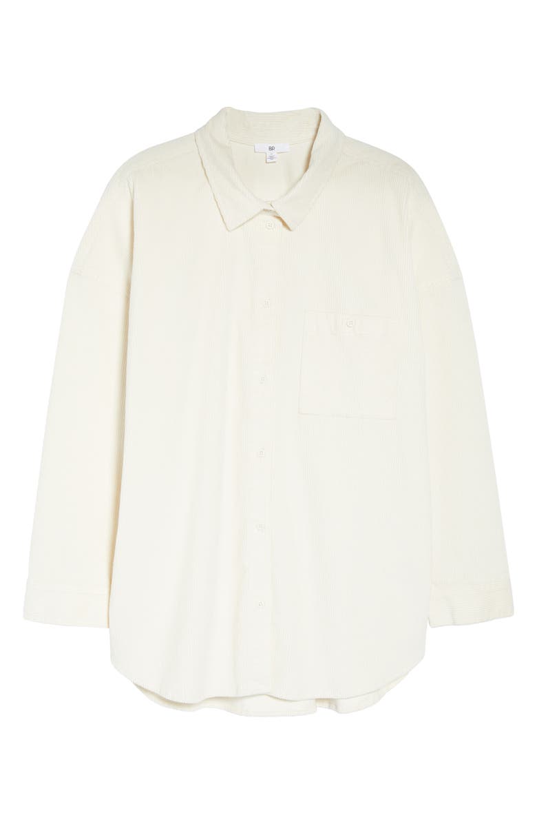 BP. Corduroy Button-Up Shirt, Alternate, color,