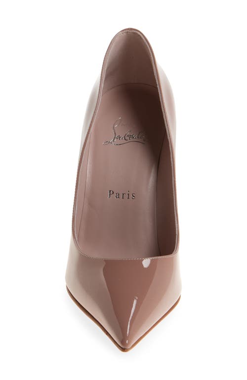 Christian Louboutin Miss Z Patent Red Sole Pumps In Vintage Rose