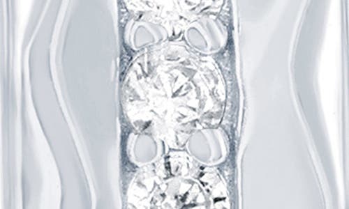 Shop Simona Cubic Zirconia Molten Hoop Earrings