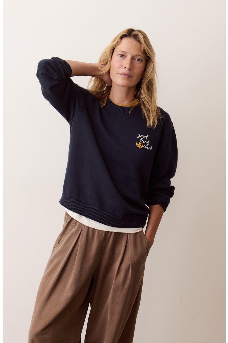 Hadley Crewneck Sweater, Alternate, color, TWILIGHT