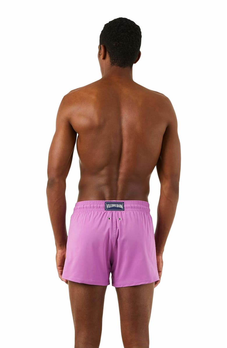 Vilebrequin Men's Fitted Stretch Swim Trunks, Alternate, color,