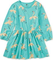 Tea Collection Blouson Sleeve Pocket Dress