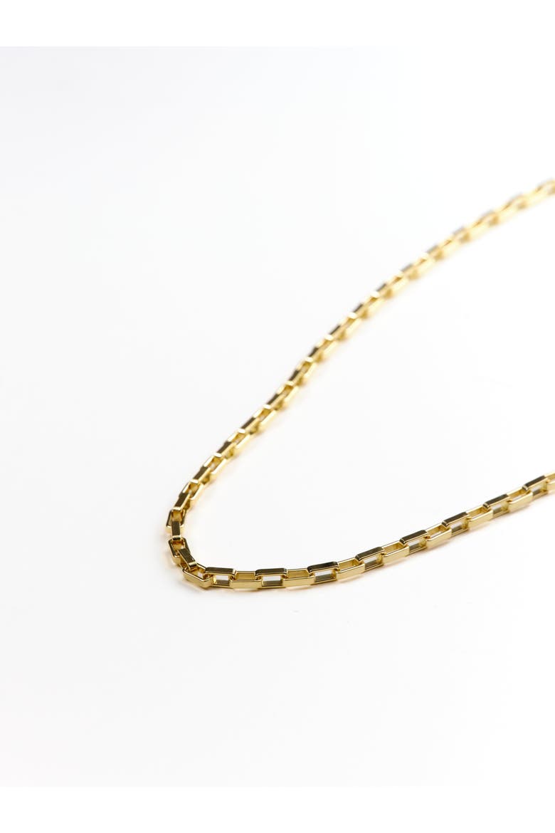 Coleman Chunky Cable Link Necklace, Main, color, Recycled Gold Vermeil
