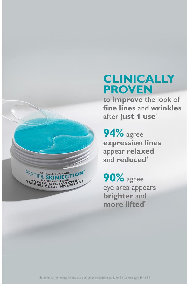 Peptide Skinjection™ Expression Line Hydra-Gel Patches, Alternate, color, NO COLOR