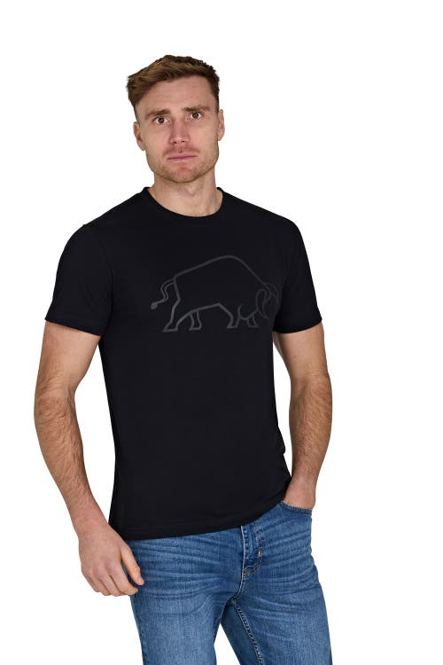 Raging Bull Highbuild T-shirt In Black