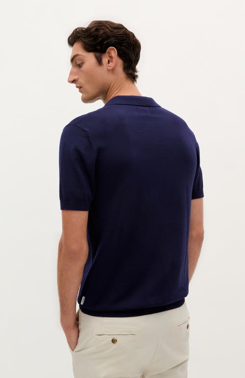 Scalpers Icon Moller Polo Tricot In Blue