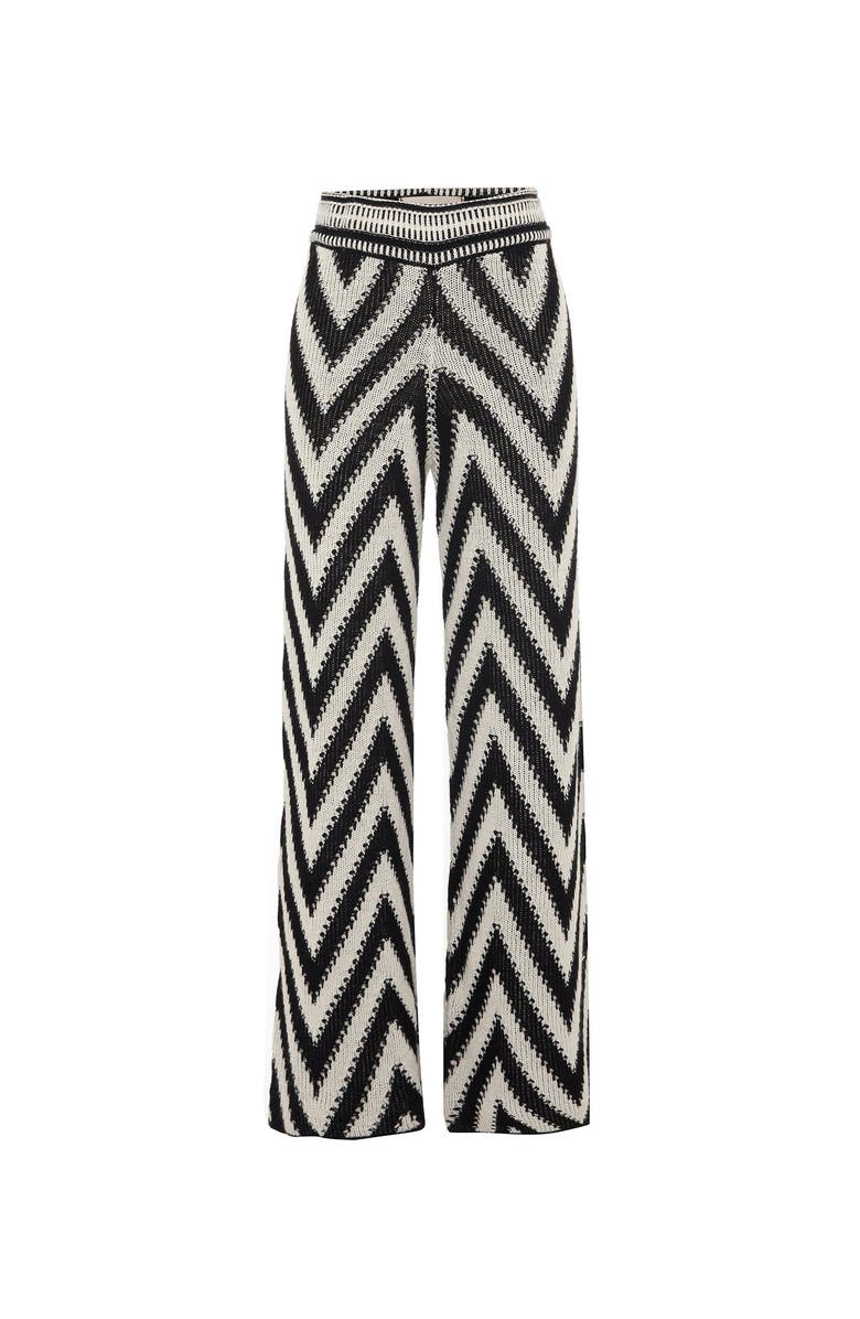 THEO The Label Herringbone Crochet Pant, Main, color, 