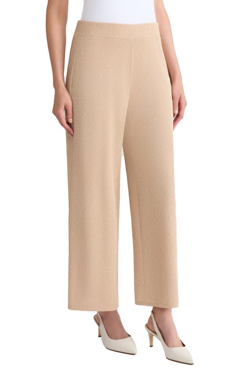 Kasper Wide Leg Ankle Pants In Neutral
