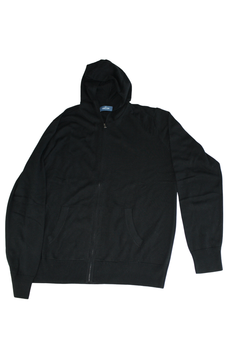 Ledger & Ford Black Tomales Hoodie, Main, color, Black