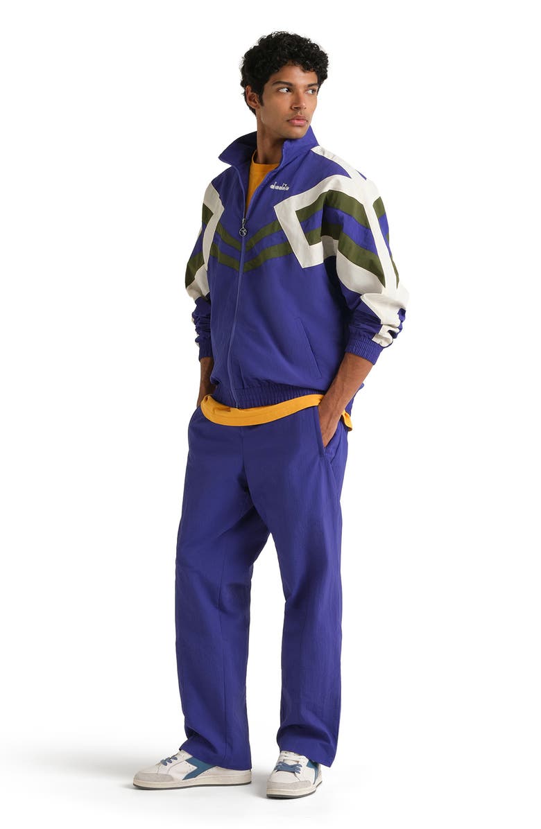 Diadora x Palmes Legacy Track Jacket, Alternate, color, Navy