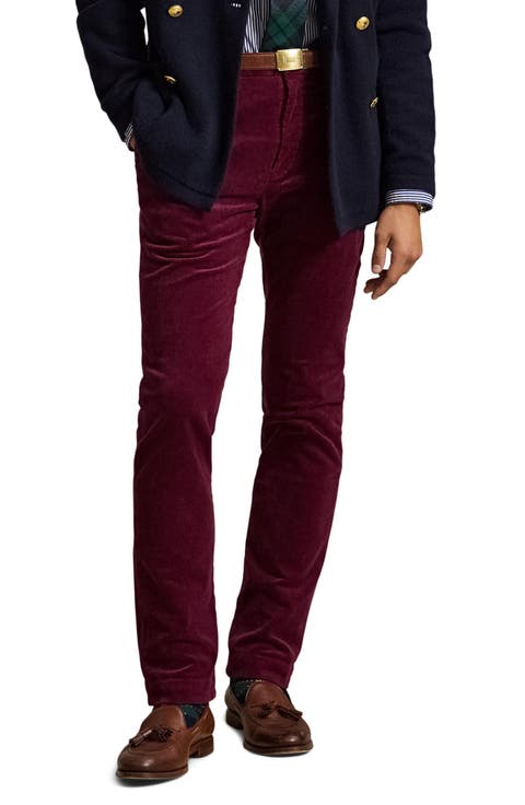Stretch Corduroy Slim Fit Pants