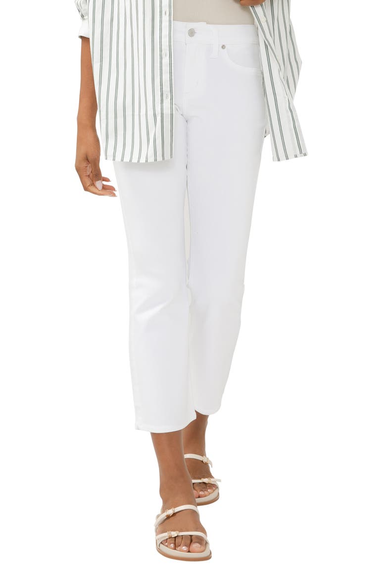 Suki Curvy Mid Rise Kick Flare Jeans, Main, color, WHITE