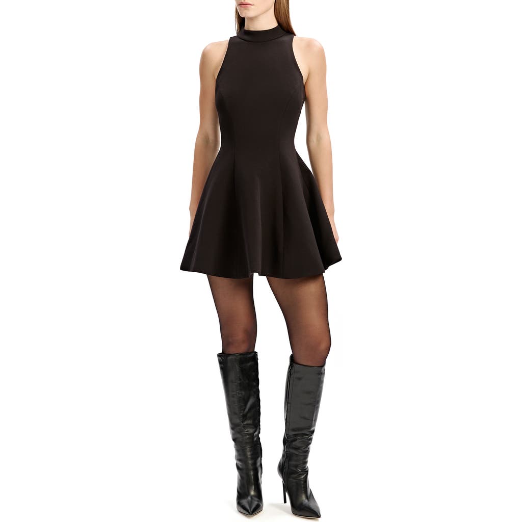 Bardot Banks Fit & Flare Minidress In Brown