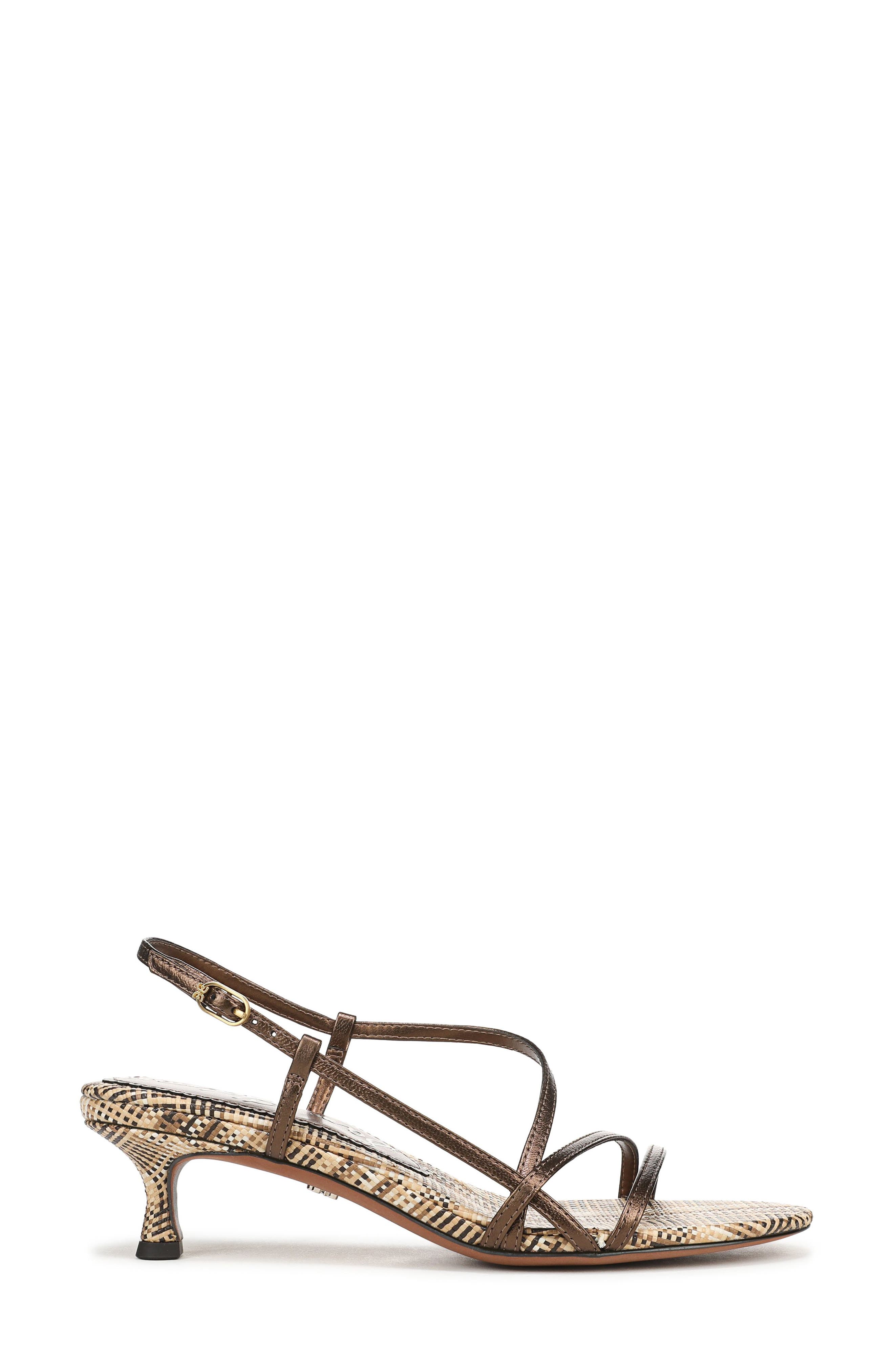 Cora Slingback Kitten Heel Sandal, Alternate, color, BRONZE METALLIC