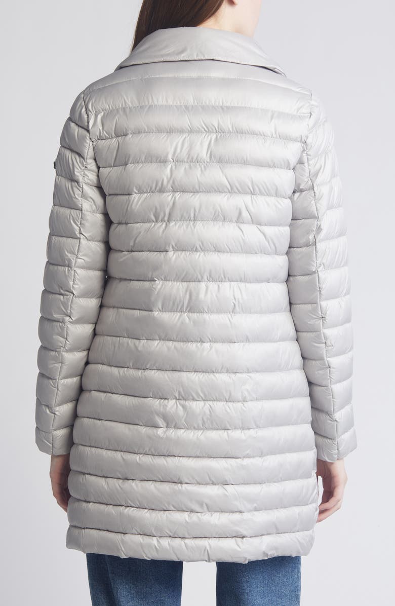 BCBGMAXAZRIA Paneled Water Resistant Snap Front Walking Puffer Coat, Alternate, color,