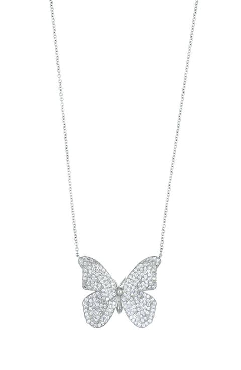 Tanya Diamond Pavé Butterfly Pendant Necklace (Nordstrom Exclusive)