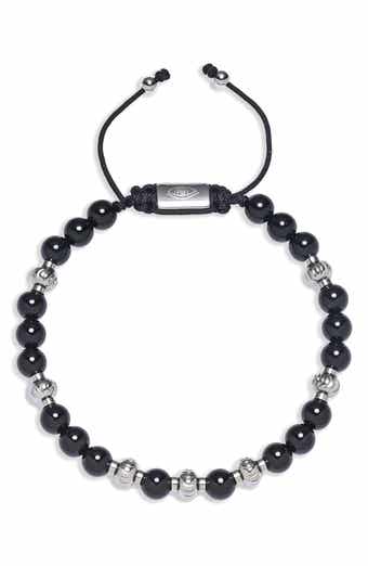 Adrian Agate Beaded Slider Bracelet