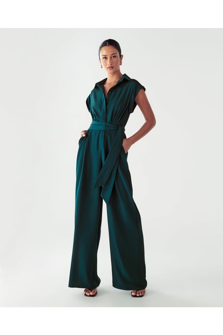 Kobe Jumpsuit, Alternate, color, Teal