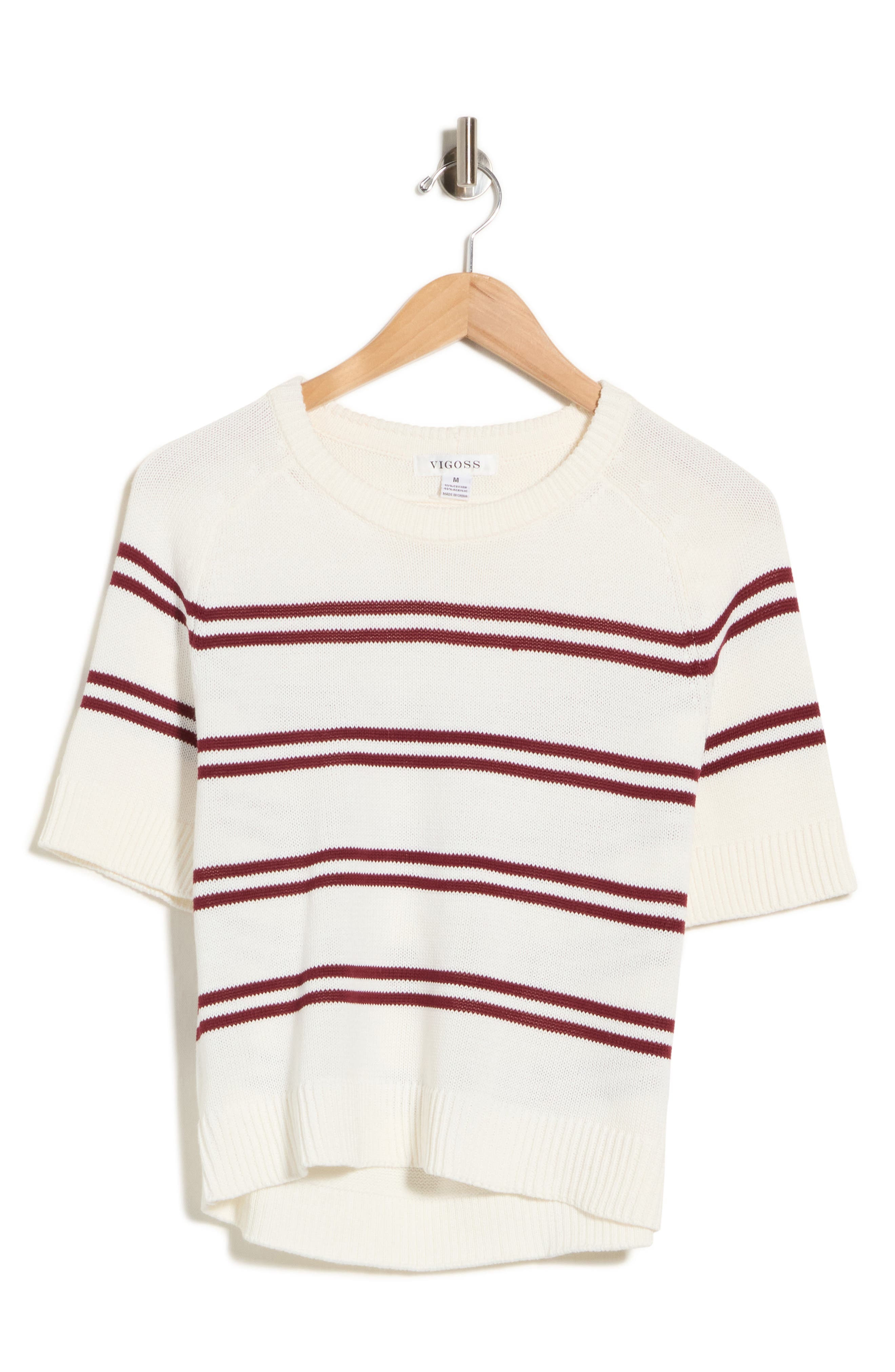 CREME/ DARK CHERRY