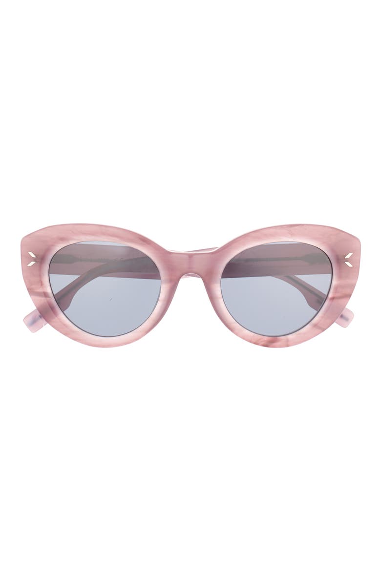 48mm Cat Eye Sunglasses, Main, color, VIOLET VIOLET GREY