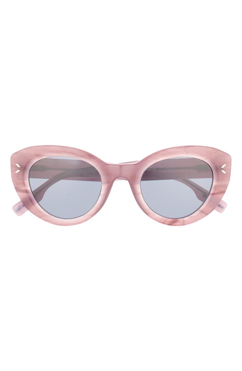 MCQ 48mm Cat Eye Sunglasses, Main, color, Violet Violet Grey