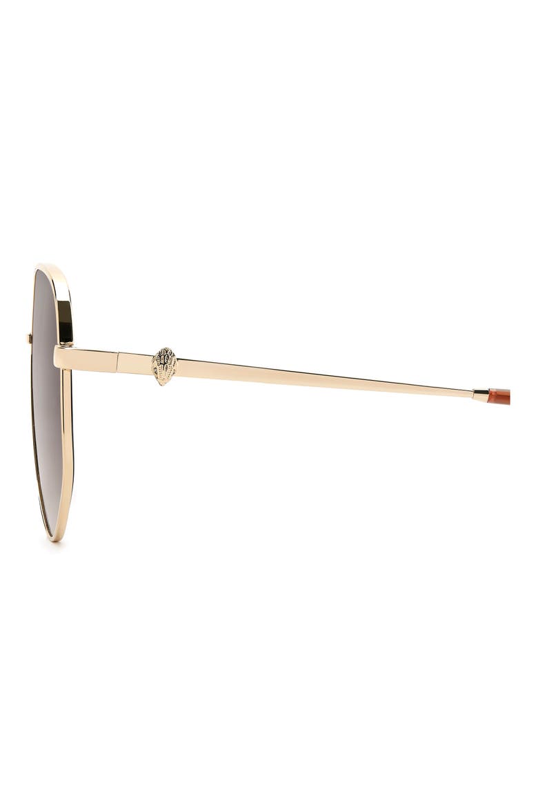 64mm Square Sunglasses, Alternate, color, YELLOW GOLD/ BROWN SF